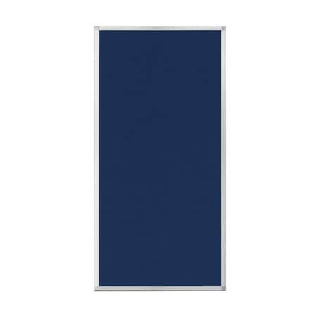 Hush Panel Configurable Cubicle Partition 3' X 6' Navy Blue Fabric